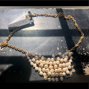 NWT J. Crew pearl bib necklace
